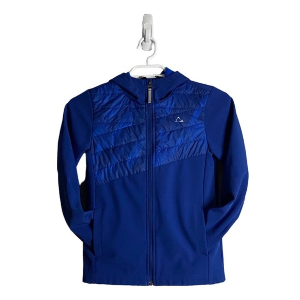 Paradox Youth Blue Full Zip Hooded Jacket